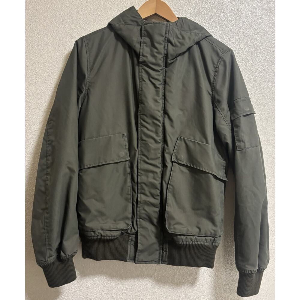 H&M LABEL OF GRADED GOODS JACKET WITH HOOD Green Outdoor Utility Men’s Size S